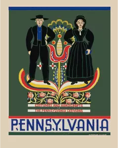 Pennsylvania resor affisch