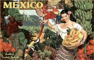 Meksika turizm poster