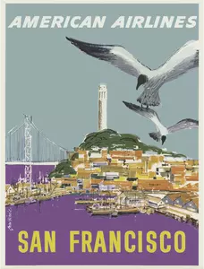 Plakat z San Francisco