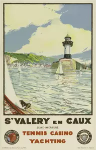 Illustrated vintage travel poster