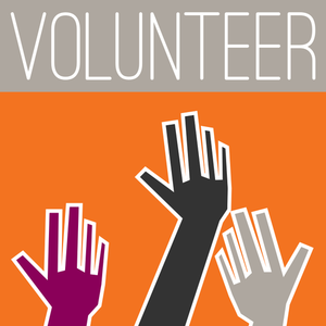 Vector clip art of volunteering sign