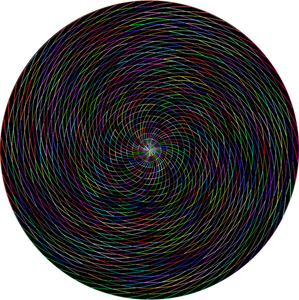 Kleurrijke prismatic vortex