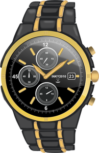 Illustration vectorielle de bras montre avec chronographe
