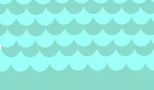 Turquoise pattern of waves vector graphics