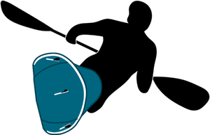 Waveski sport logo vector clip art