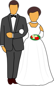 Download 8749 Free Wedding Couple Silhouette Clip Art Public Domain Vectors