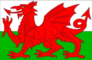 Bandeira do país de Gales