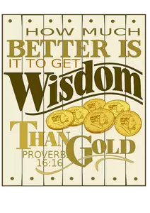 Weisheit Sprüche 16 Vektor