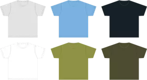 Ukuran XL kosong t-shirt template gambar vektor