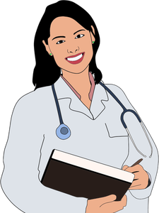 Giovane medico femminile