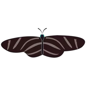 Vector de desen de zebra fluture