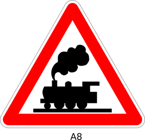 Spoorweg kruising zonder poorten