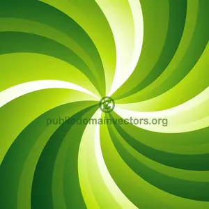Yeşil Radyal vektör grafikleri ışınları.