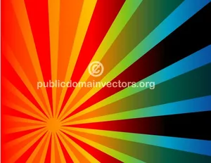 Sunbeams vector graphics