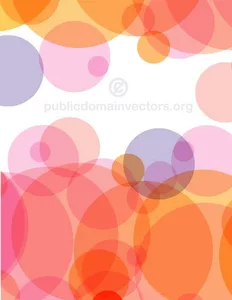 Background with colorful circles vector