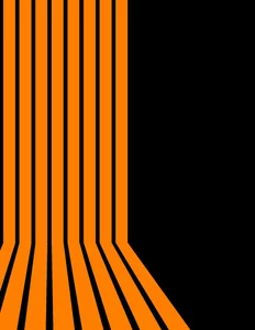 Orange ränder vektor konst
