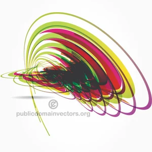 Abstract ontwerp object vector