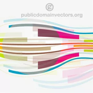Abstract lines vector graphics