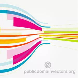 Abstract colorful stripes vector graphics