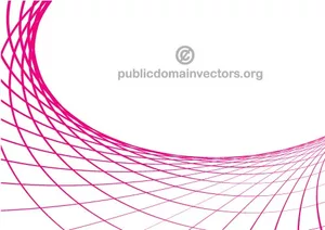 Dynamische roze abstract vector ontwerp