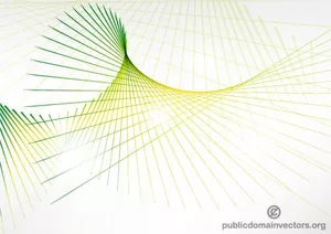 Grønne linjene abstrakte vector bakgrunn
