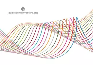 Fargerike striper vektor illustrasjon