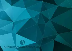 Polygonal blue vector background