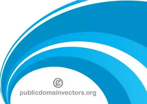 Blue curved stripes vector