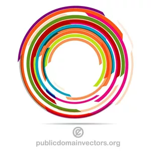 Vecteur cercle coloré