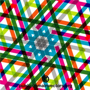 Colorful lines and shapes vector