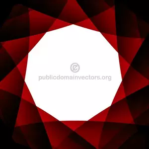 Radial red elements vector