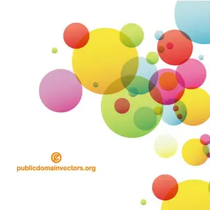 Vectores de globos coloridos abstractos