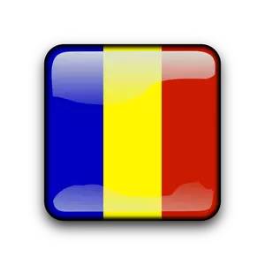 Andorra flagga knappen vektor