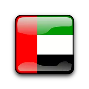De forente arabiske emirater flagg-knappen