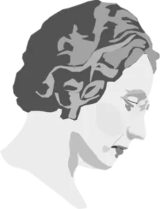 Vector illustration of Agnes Macphail