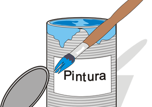 Paint can vector illustration