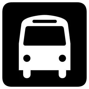 האוטובוס סימן וקטור איור
