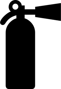 AIGA brandblusser teken vector afbeelding