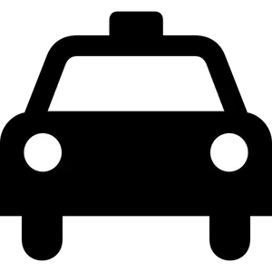 AIGA taxi sign vector image