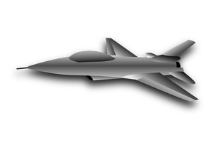Vektor illustration av militära flygplan