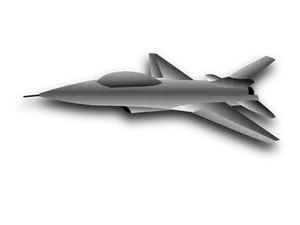 Ilustraţia vectorială de aeronave militare