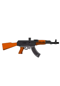 AK47 пистолет векторное изображение