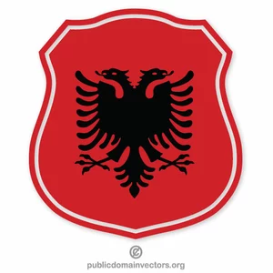 Escudo de armas de la bandera albanesa