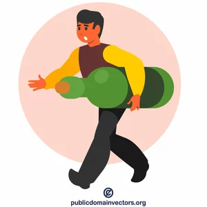 Man with alcohol addiction