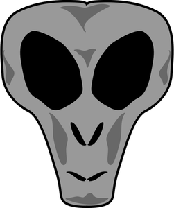 Immagine di vettore testa di Alien