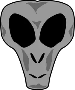 Alien Kopf Vektor-Bild