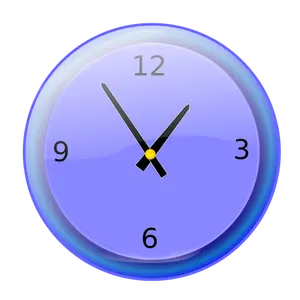 Analog clock vector graphics