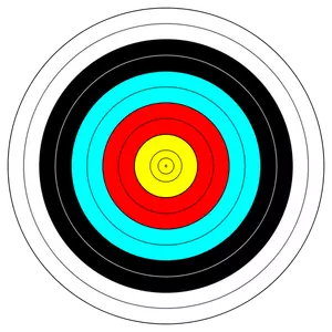 Vector clip art of target