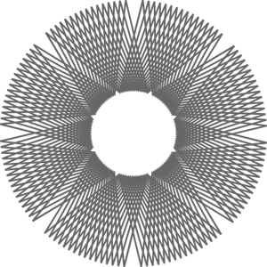 Image vectorielle de lignes répétitives au motif circle
