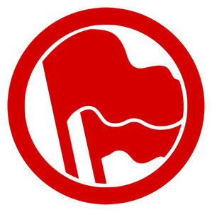 Arte rojo clip antifascista
